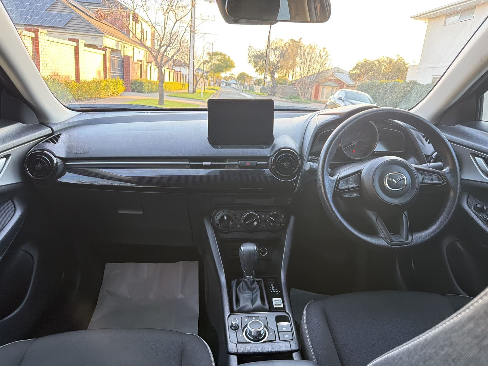 Freshly detailed Mazda CX-3 interior